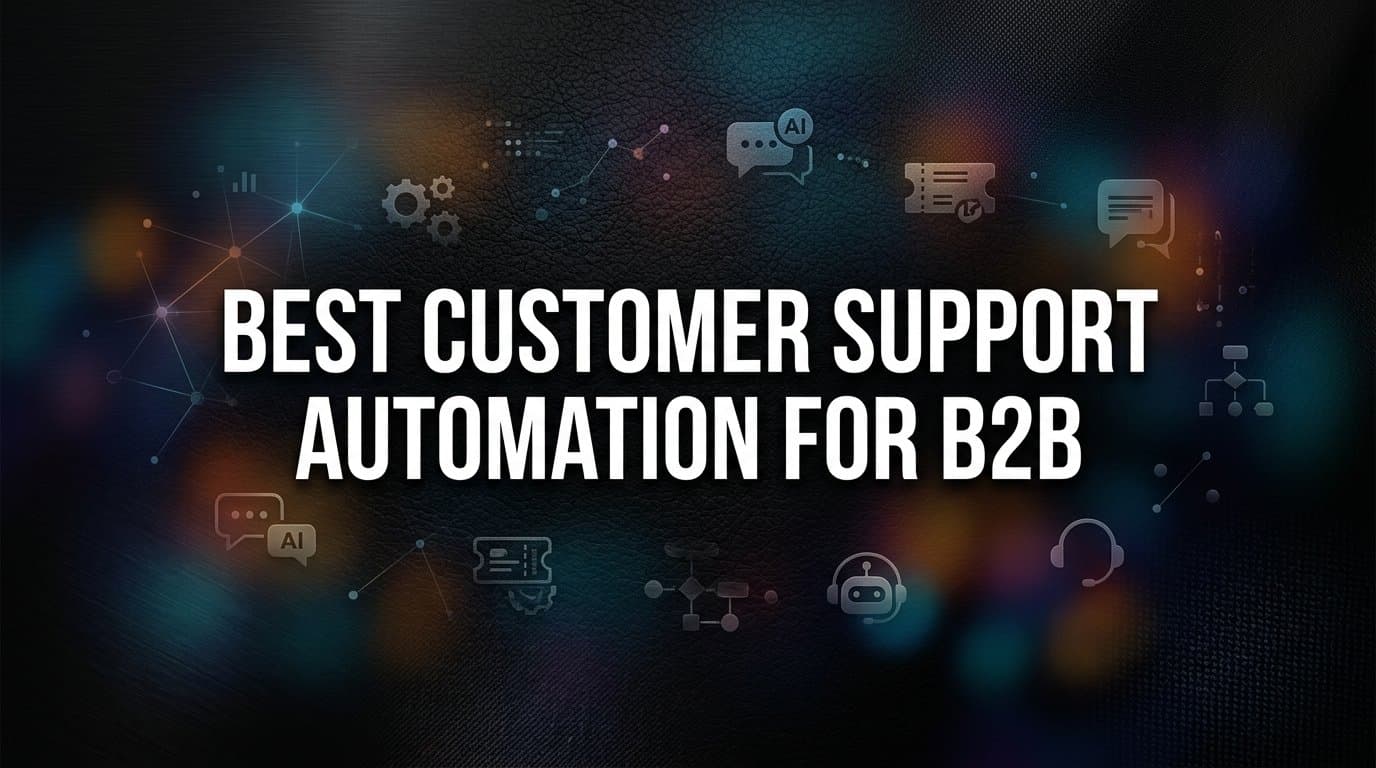 8 Best Customer Support Automation Strategies for B2B Companies