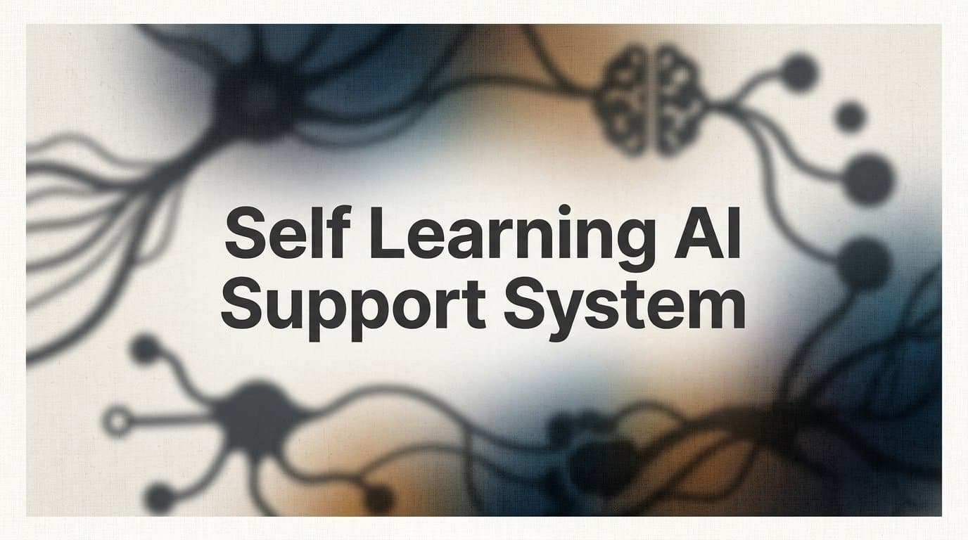 What Is a Self-Learning AI Support System (And Why It Changes Everything About Customer Support)