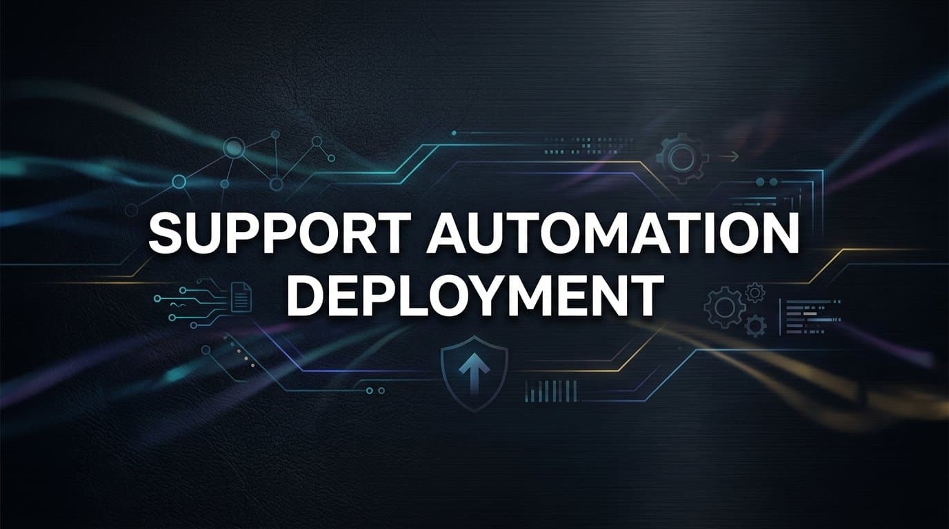 Support Automation Deployment: A Step-by-Step Guide for B2B Teams