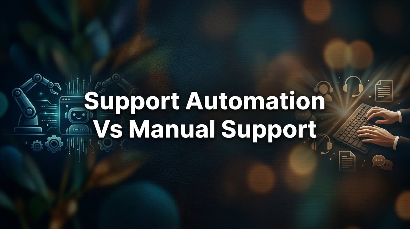Support Automation vs Manual Support: 7 Strategies to Find the Right Balance for Your Team