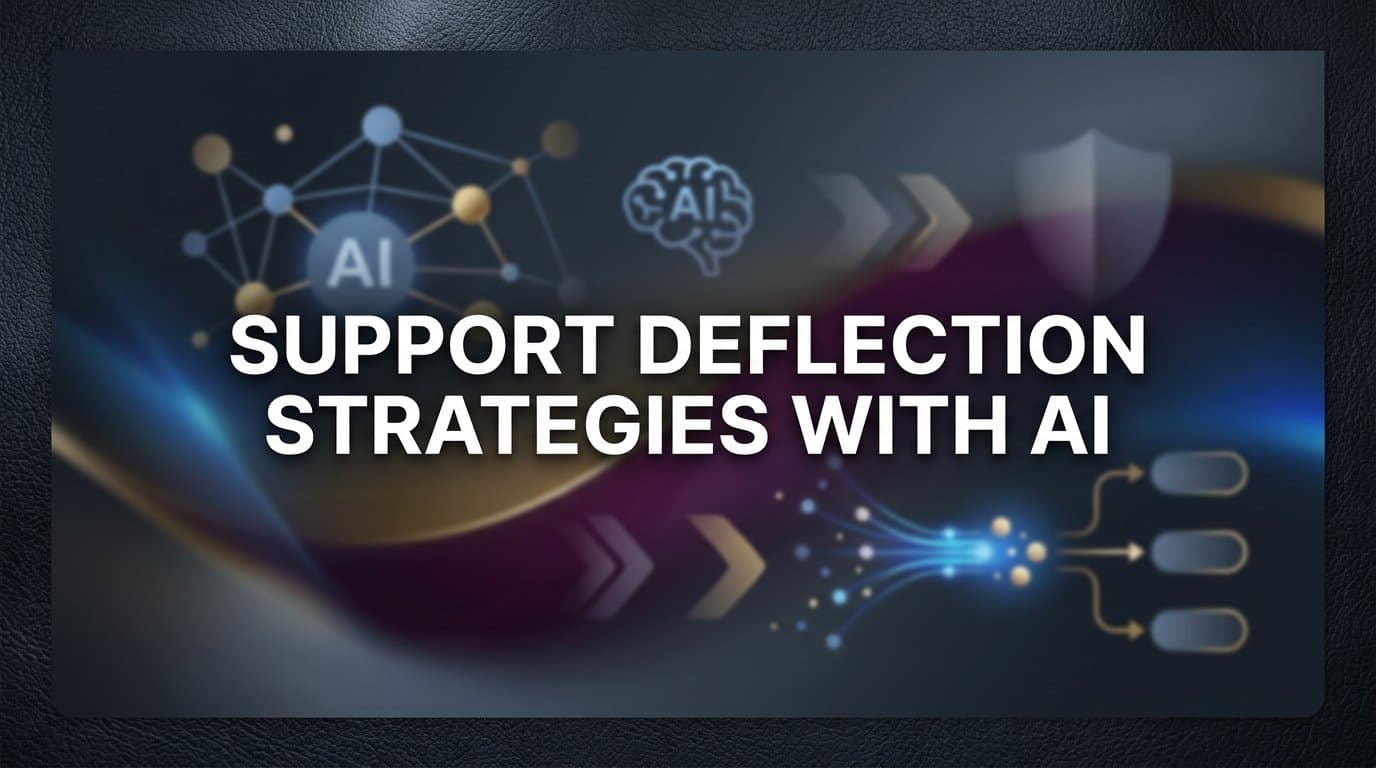 7 Proven Support Deflection Strategies with AI That Actually Scale